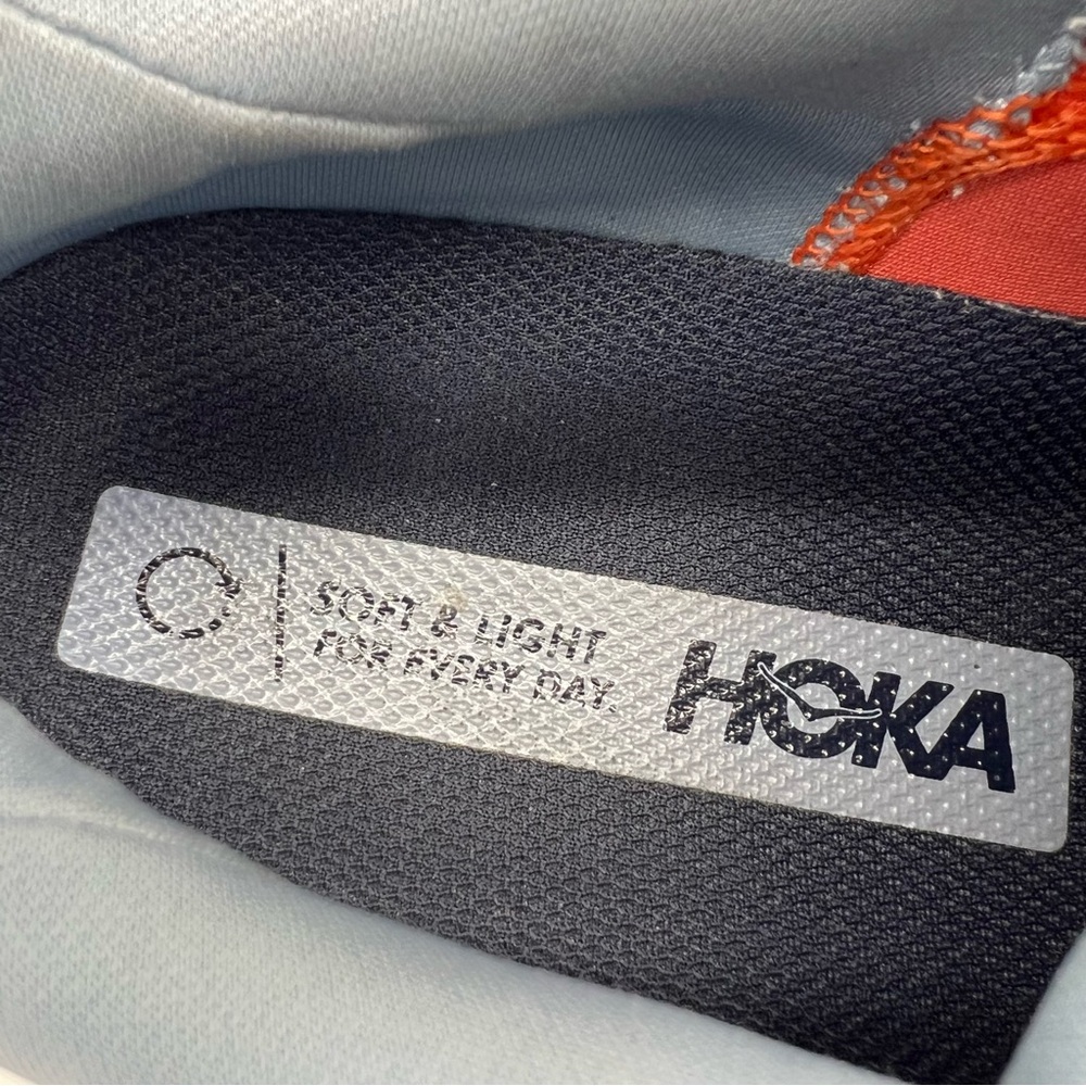 Hoka One Clifton Edge Light Blue Wonen Sneakers Size 8.5B - Picture 9 of 16